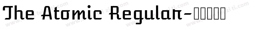 The Atomic Regular字体转换